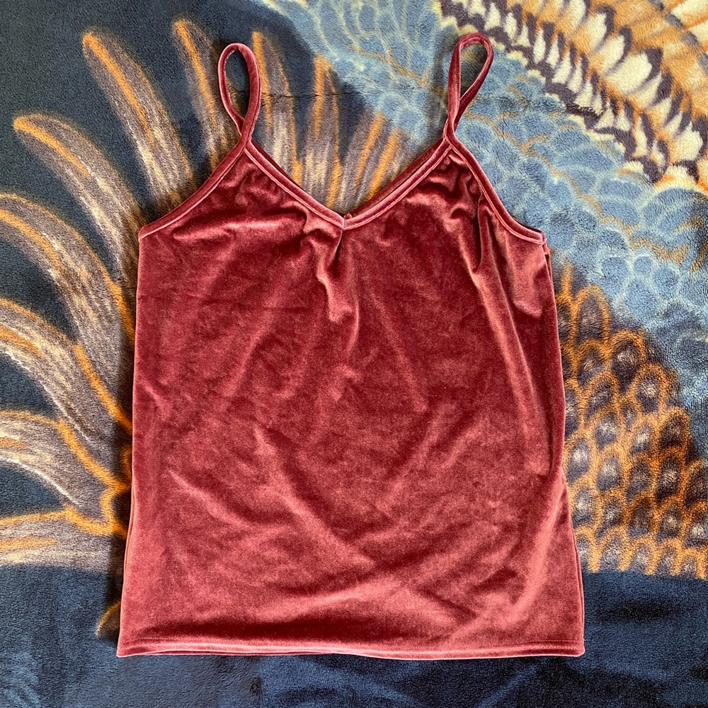 🍷VELOUR TANK TOP🍷